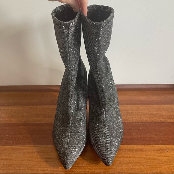 Express Shoes - Express Sparkly Sock Boots